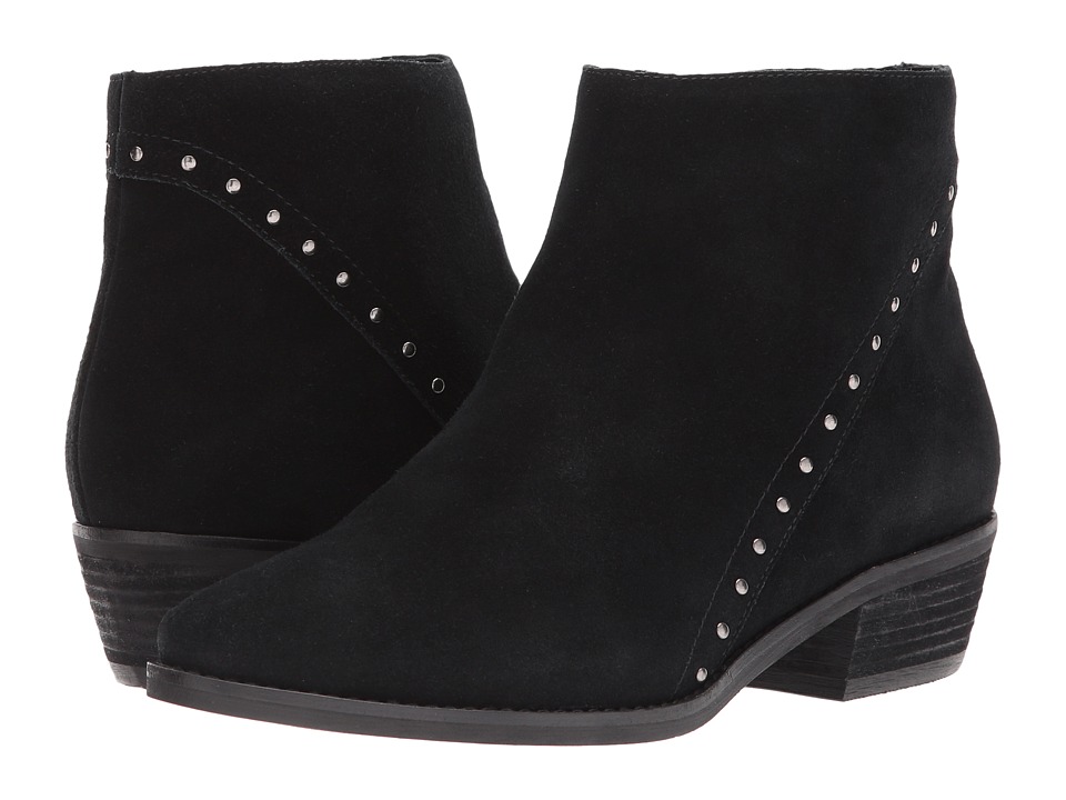Vaneli Irven (Black Calf Suede/Gunmetal Nail Heads) Women