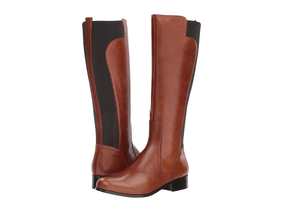 Vaneli Rebel (Tan Calf/Brown Elastic) Women