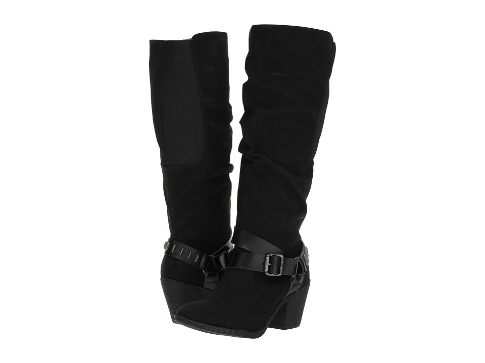 Blowfish Swoops (Black Saddle Rock/Dyecut/Sport Suede) Women