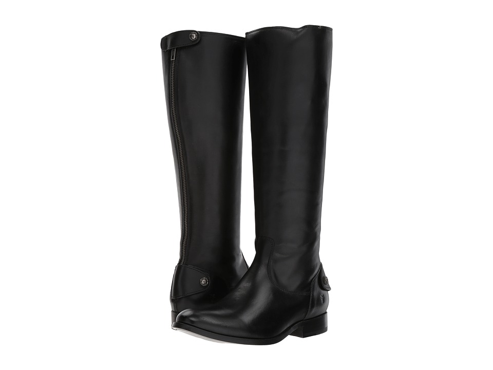 Frye Melissa Button Back Zip (Black) Women