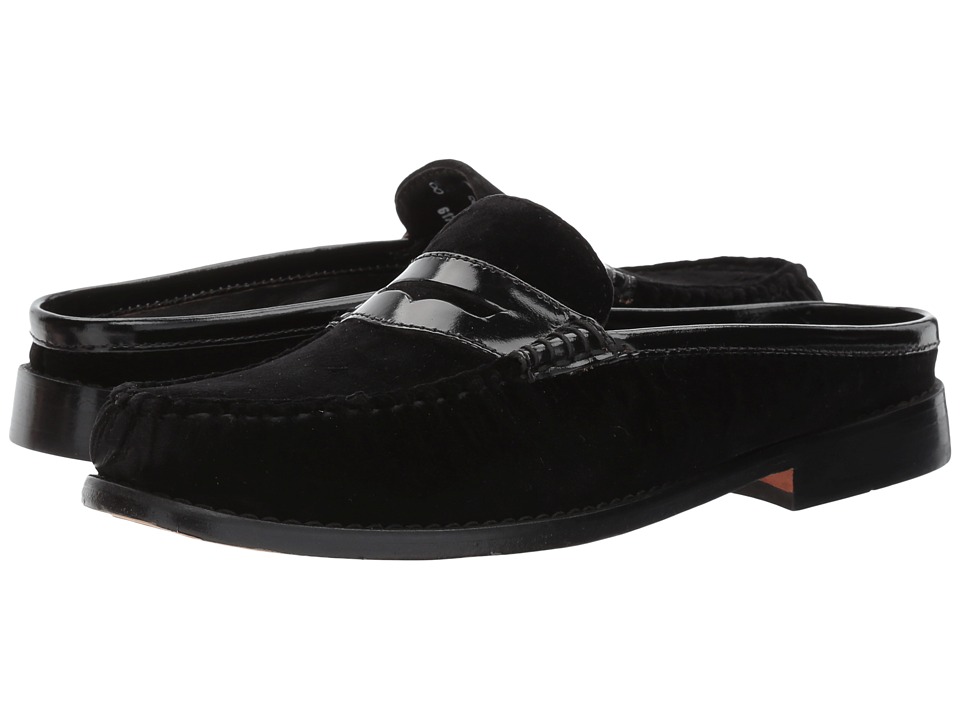 G.H. Bass & Co. Wynn Weejuns (Black Velvet/Patent) Women
