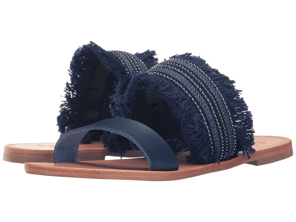 Joie Sabri (Denim Fringe/Navy) Women