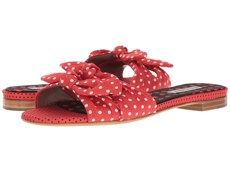 Tabitha Simmons Cleo Polka (Red/Black/White Polka Dots) Women