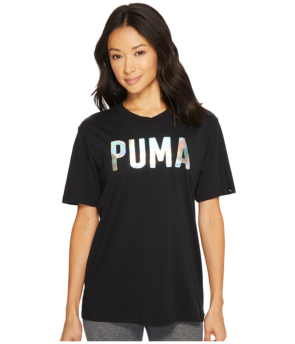 PUMA Fusion BF Tee (Cotton Black Foil) Women