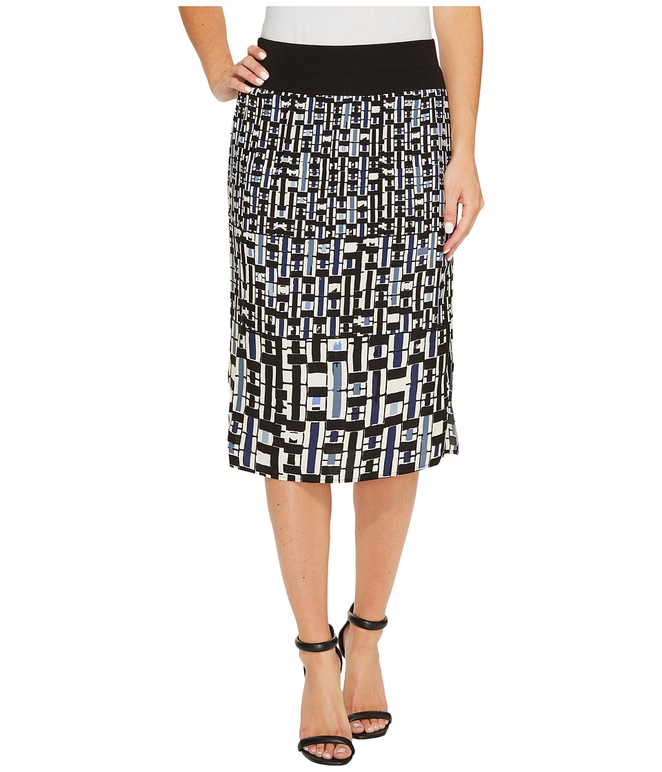 NIC+ZOE Check Mix Skirt (Multi) Women
