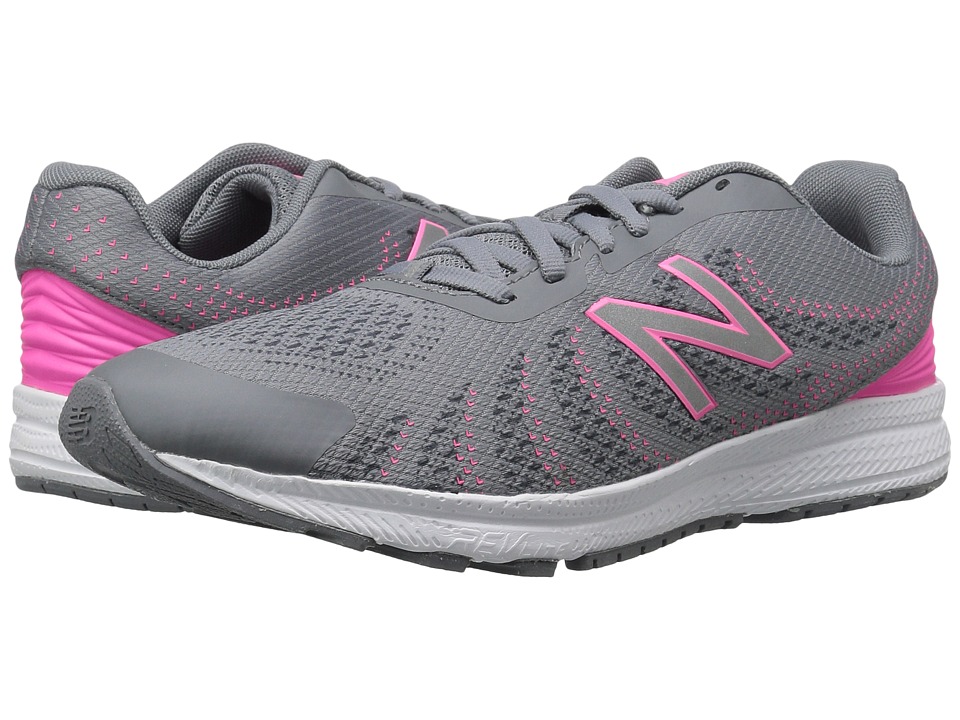 New Balance Kids FuelCore Rush v3 (Big Kid) (Grey/Pink) Girls Shoes