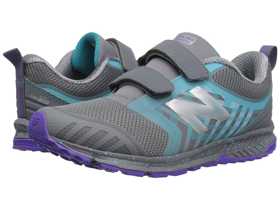 New Balance Kids KENTRv3Y (Little Kid/Big Kid) (Grey/Pisces) Girls Shoes