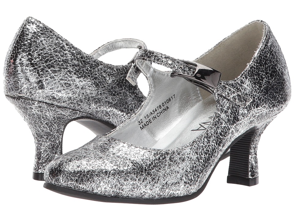 Amiana 15-A5478 (Little Kid/Big Kid/Adult) (Silver Pico Metallic) Girl