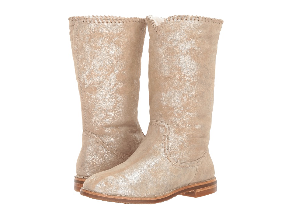 Trask Audra Shearling (Taupe Metallic Sheepskin/Shearling) Women