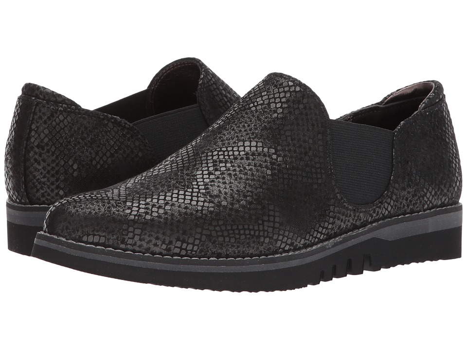 Johnston & Murphy Brooklyn (Black Snake Print Leather) Women