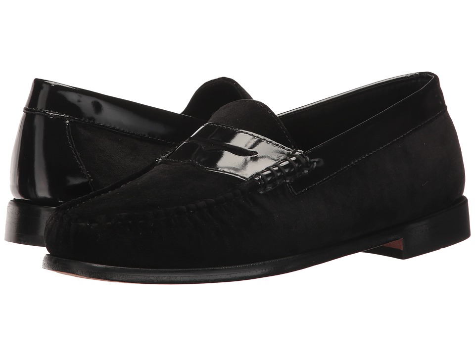 G.H. Bass & Co. Whitney Weejuns (Black Velvet) Women