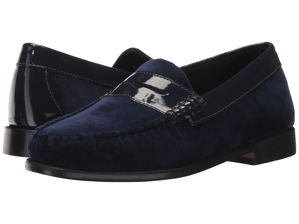 G.H. Bass & Co. Whitney Weejuns (Navy Velvet) Women