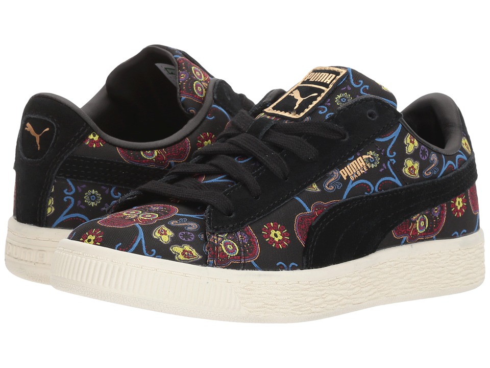 Puma Kids Basket Classic DOTD FM (Little Kid/Big Kid) (Puma Black/Puma Black) Kids Shoes