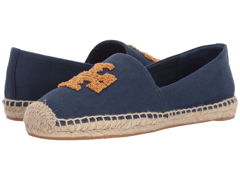 elisa logo flat espadrille