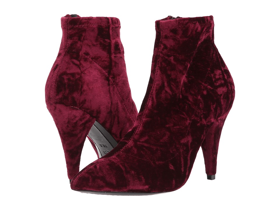 Alice + Olivia Camryn (Bordeaux Crushed Stretch Velvet) Women