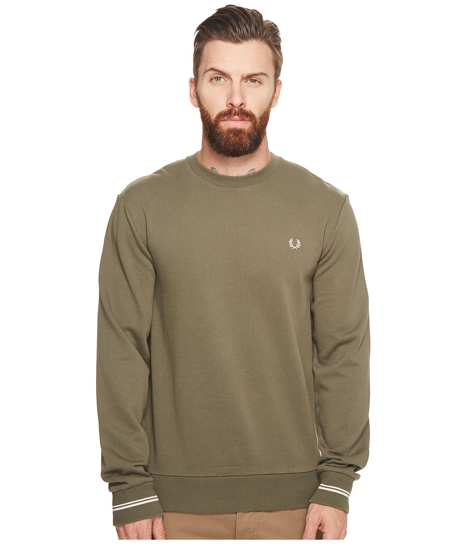 Fred Perry Crew Neck Sweater (Iris Leaf) Men