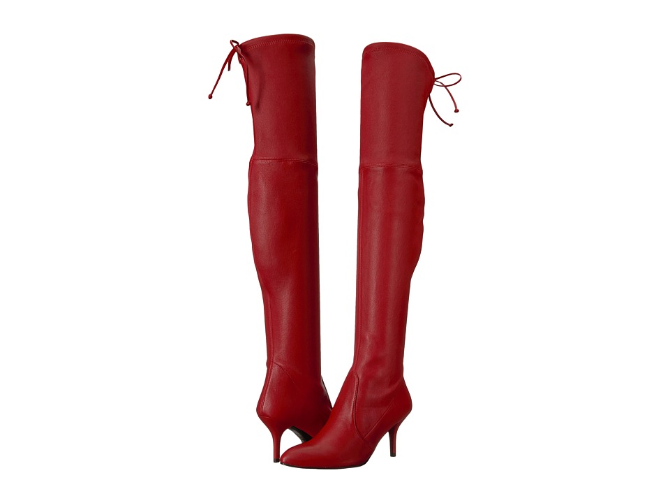 Stuart Weitzman Tiemodel (Red Plonge Stretch) Women