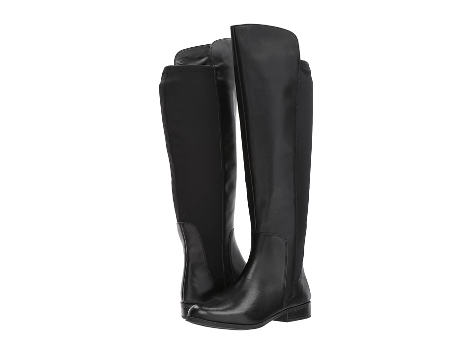 Bandolino Chieri Wide Calf (Black Santiago Leather/Lycra) Women