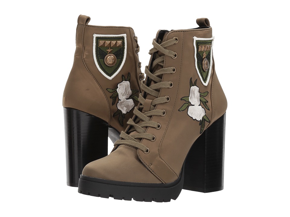 Steve Madden Laurie (Olive Satin) Women