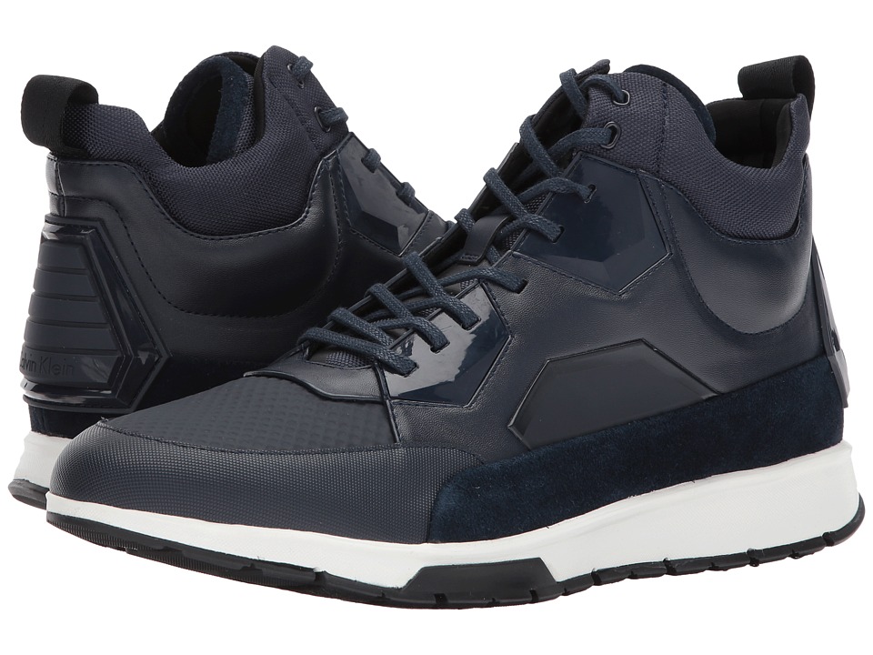 Calvin Klein Kovan (Dark Navy City Embossed Brushed/Tammy Smooth/Calf Suede) Men