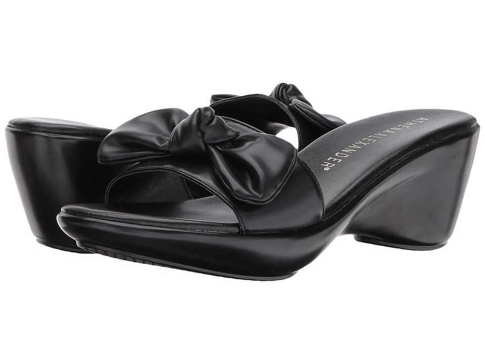Athena Alexander Pattye (Black Synthetic Leather) Women