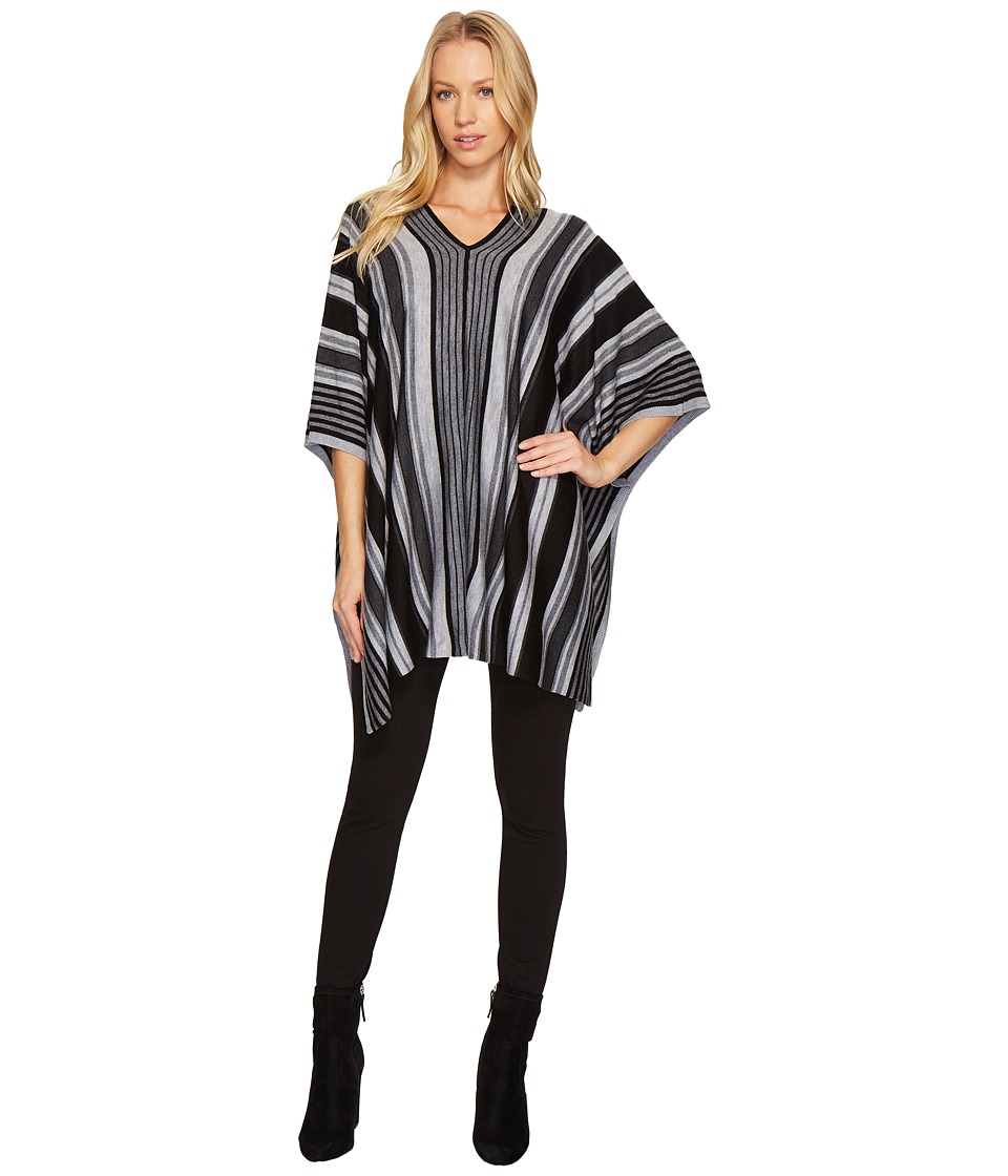 Michael Stars All Stripe Ruana (Black) Women