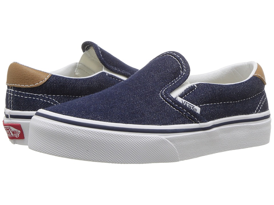 Vans Kids Slip-On 59 (Little Kid/Big Kid) ((Denim C&L) Dress Blues/Chipmunk) Boy