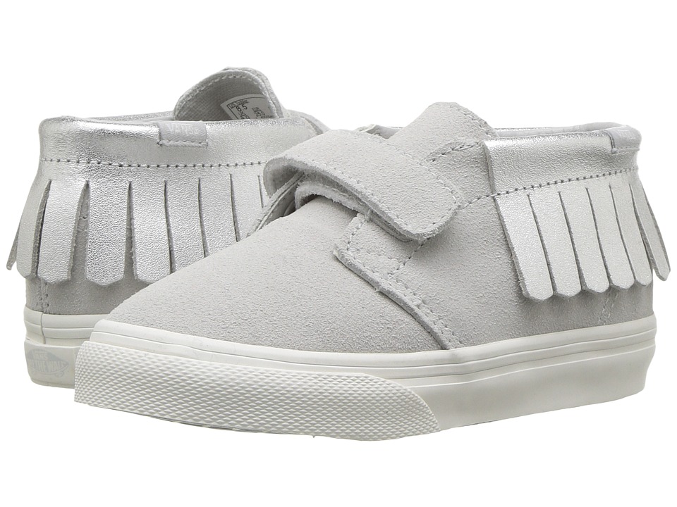 Vans Kids Chukka V Moc (Toddler) ((Metallic) Glacier Gray) Girls Shoes