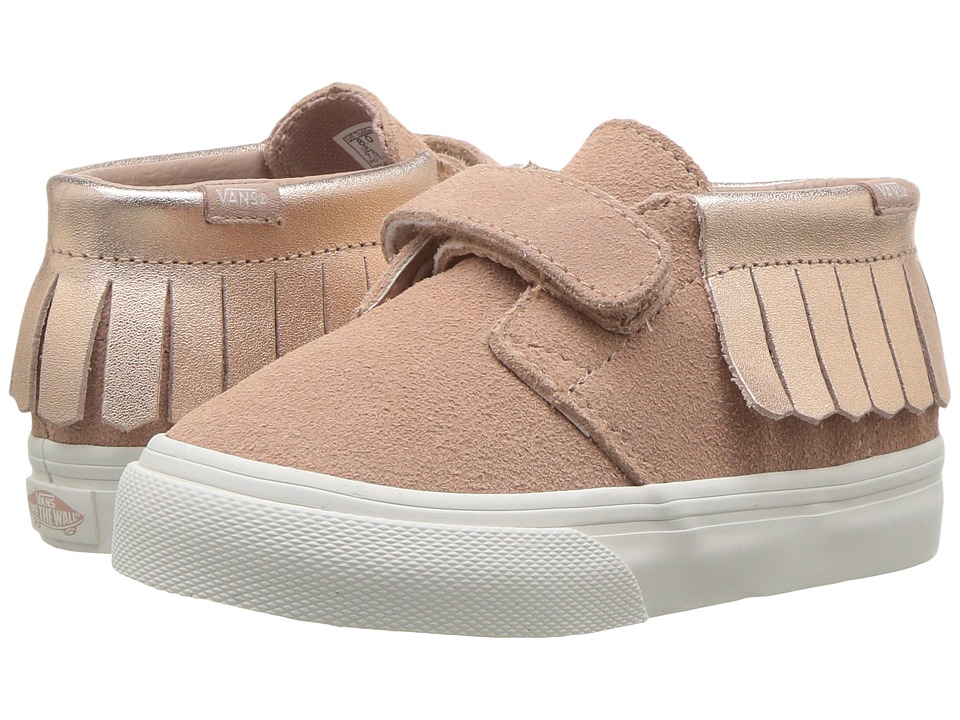 Vans Kids Chukka V Moc (Toddler) ((Metallic) Rose Gold) Girls Shoes
