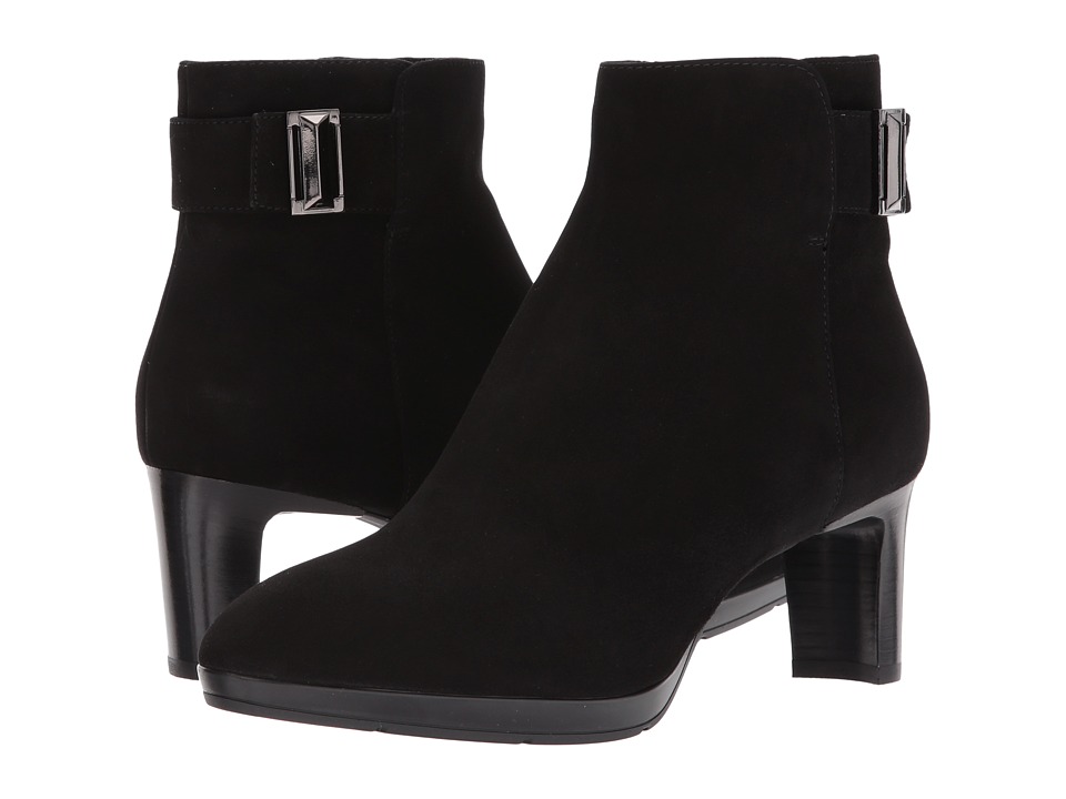 Aquatalia Daniella (Black Suede) Women