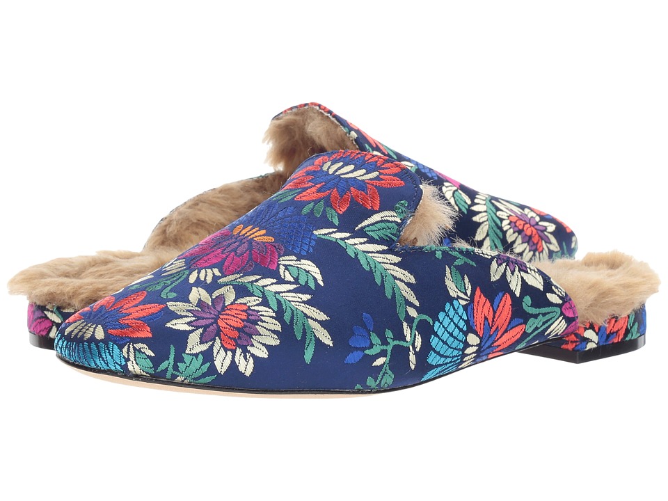 Joie Jean (Navy Brocade/Cement Fur) Women