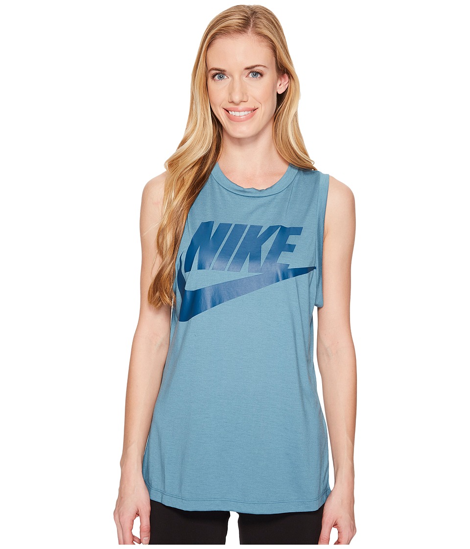 Nike Sportswear Essential Tank (Noise Aqua/Noise Aqua/Blue Force) Women