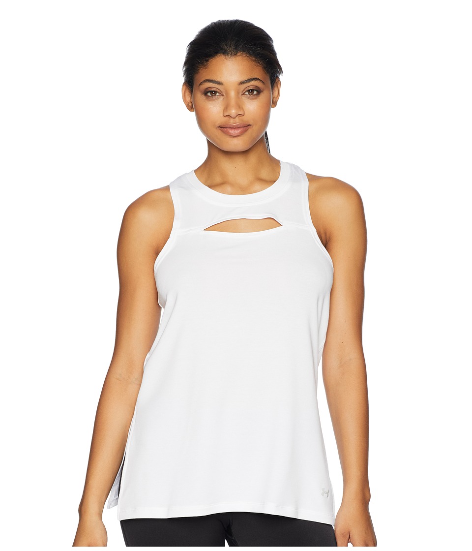 Under Armour Modal Terry Tunic (White/Tonal) Women