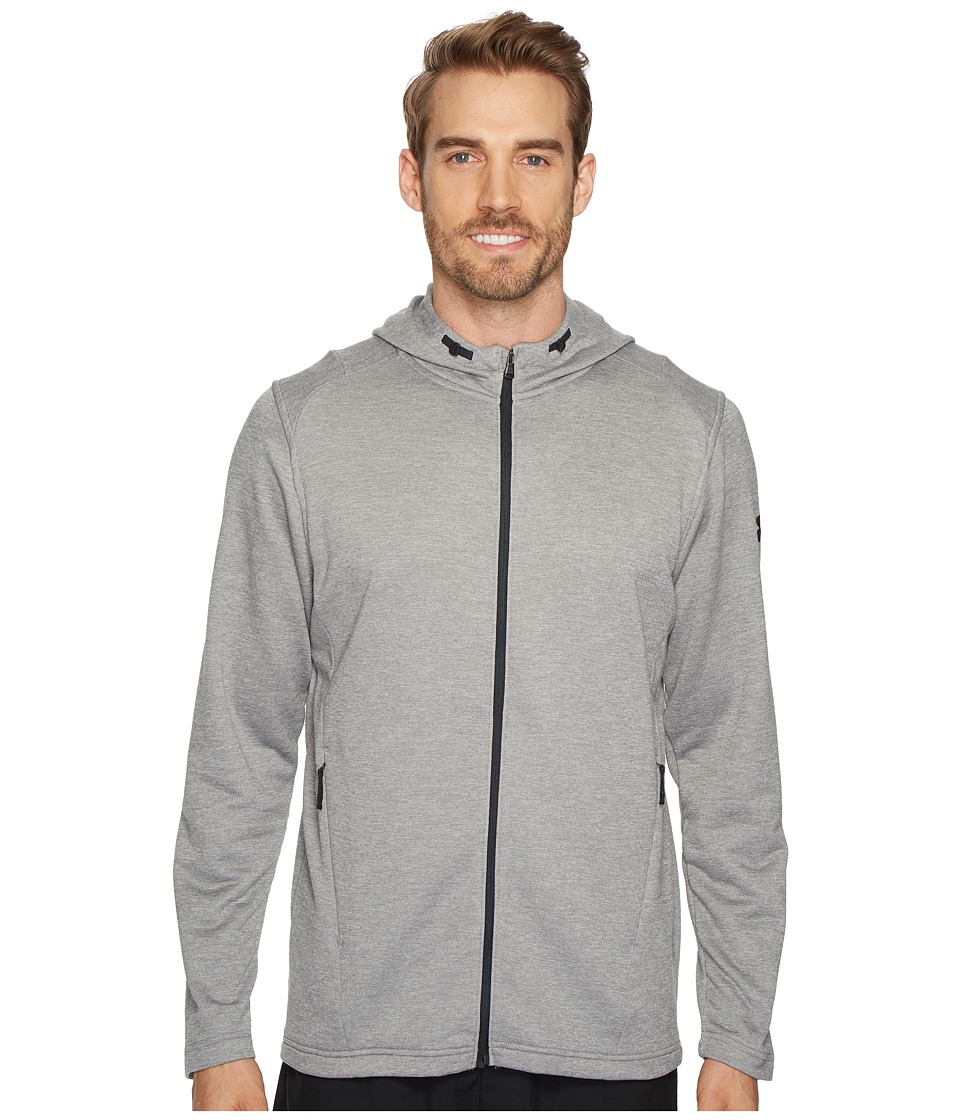Under Armour Tech Terry Full Zip Hoodie (Steel/Black) Men