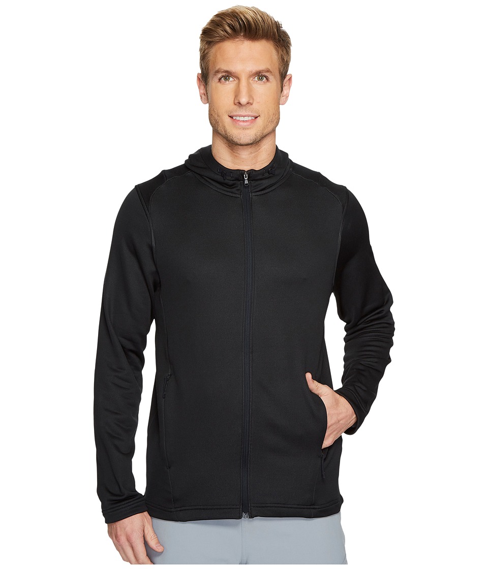 Under Armour Tech Terry Full Zip Hoodie (Black/Black) Men