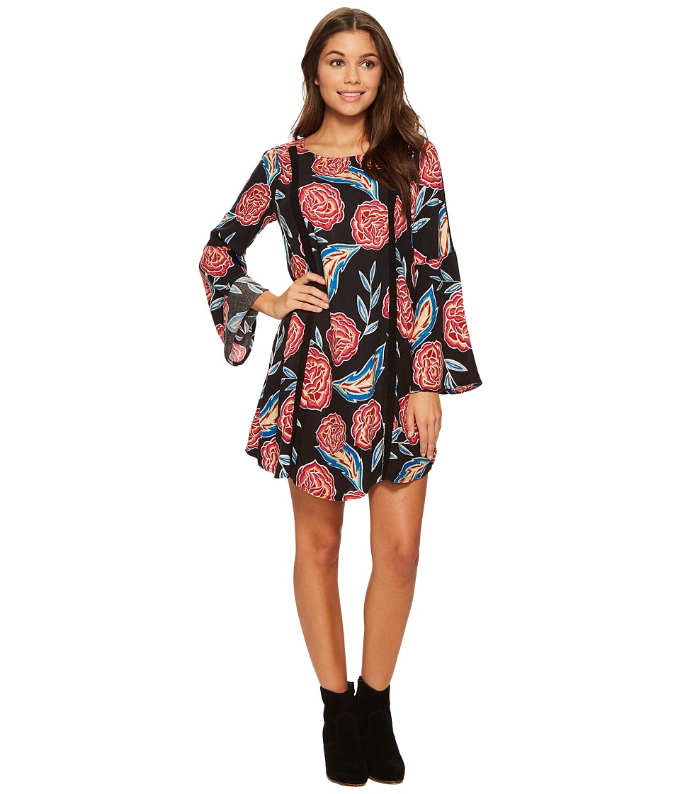 Roxy East Coast Dreamer Printed Dress (Anthracite Mexican Roses) Women