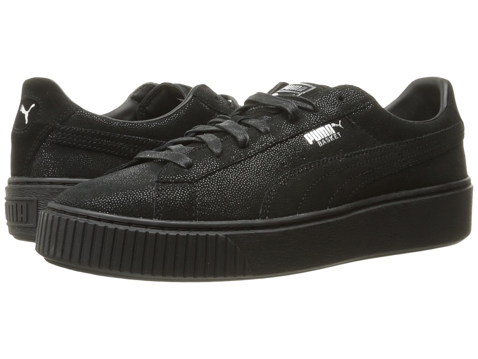 puma black glitter shoes