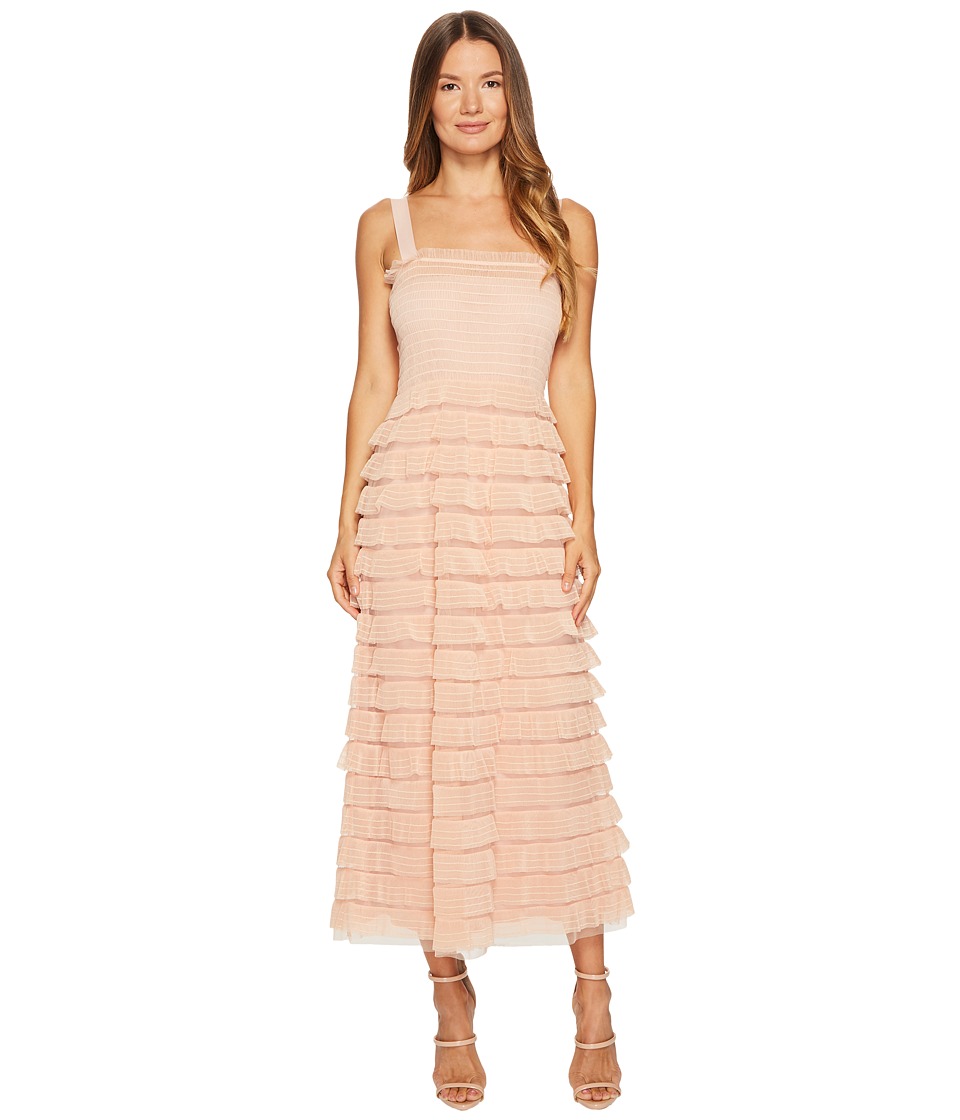 RED VALENTINO Tulle Barre Embroidery Dress (Nude) Women
