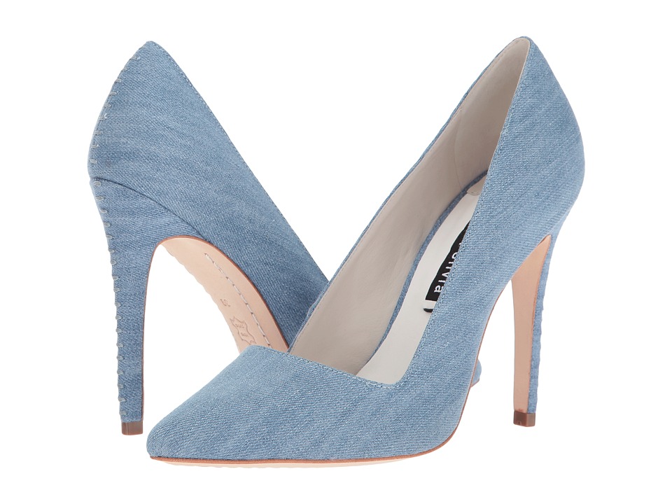 Alice + Olivia Dina (Blue Denim) Women