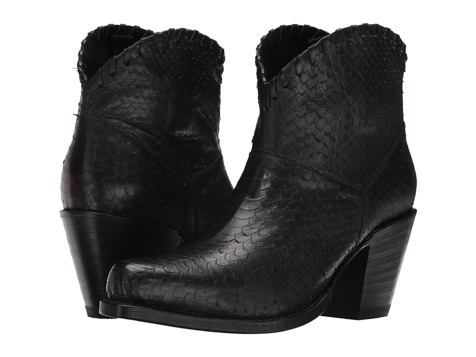 Alice + Olivia Kaira (Black Emboss Cut Python) Women