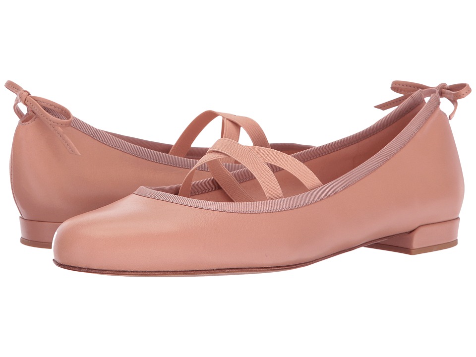 stuart weitzman nude flats