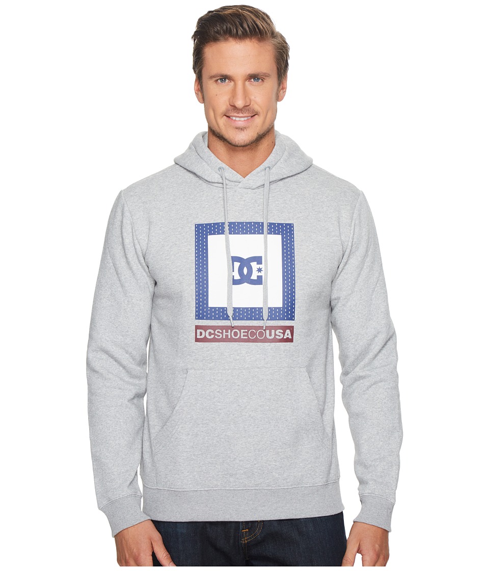 DC Attitude Pullover Hoodie (Grey Heather) Men