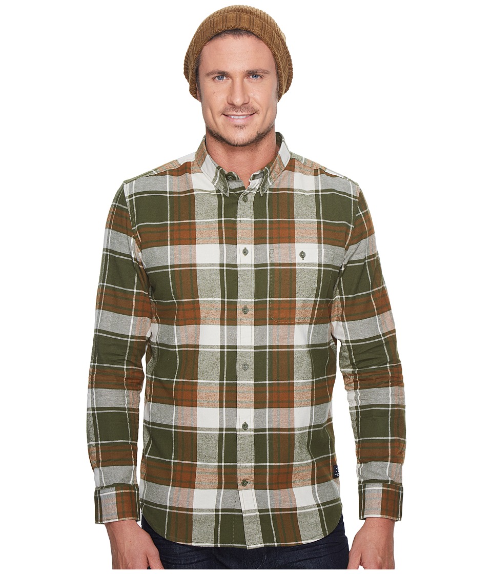 DC South Ferry Long Sleeve Shirt (Vintage Green) Men