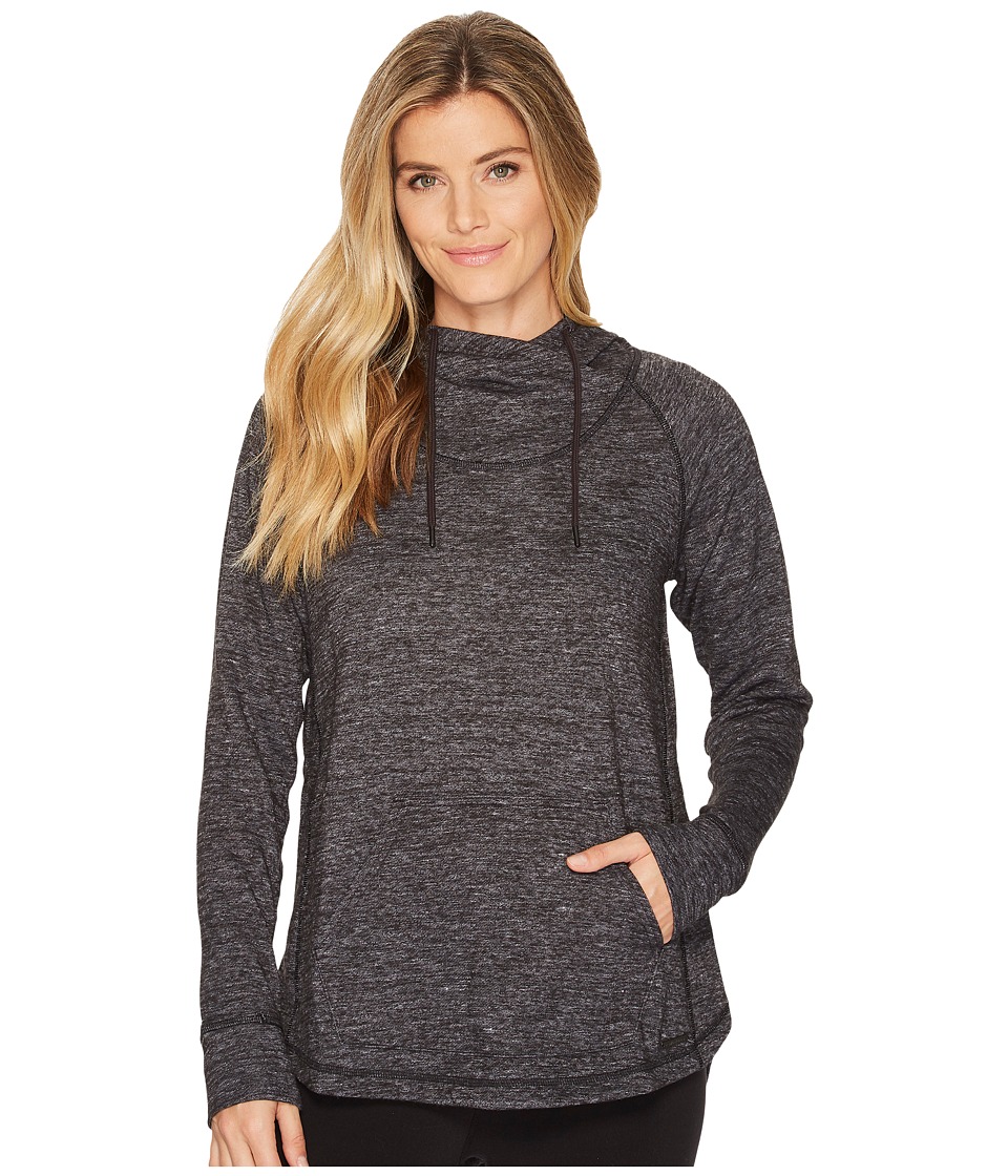 New Balance Evolve Soft Hoodie (Black Heather) Women