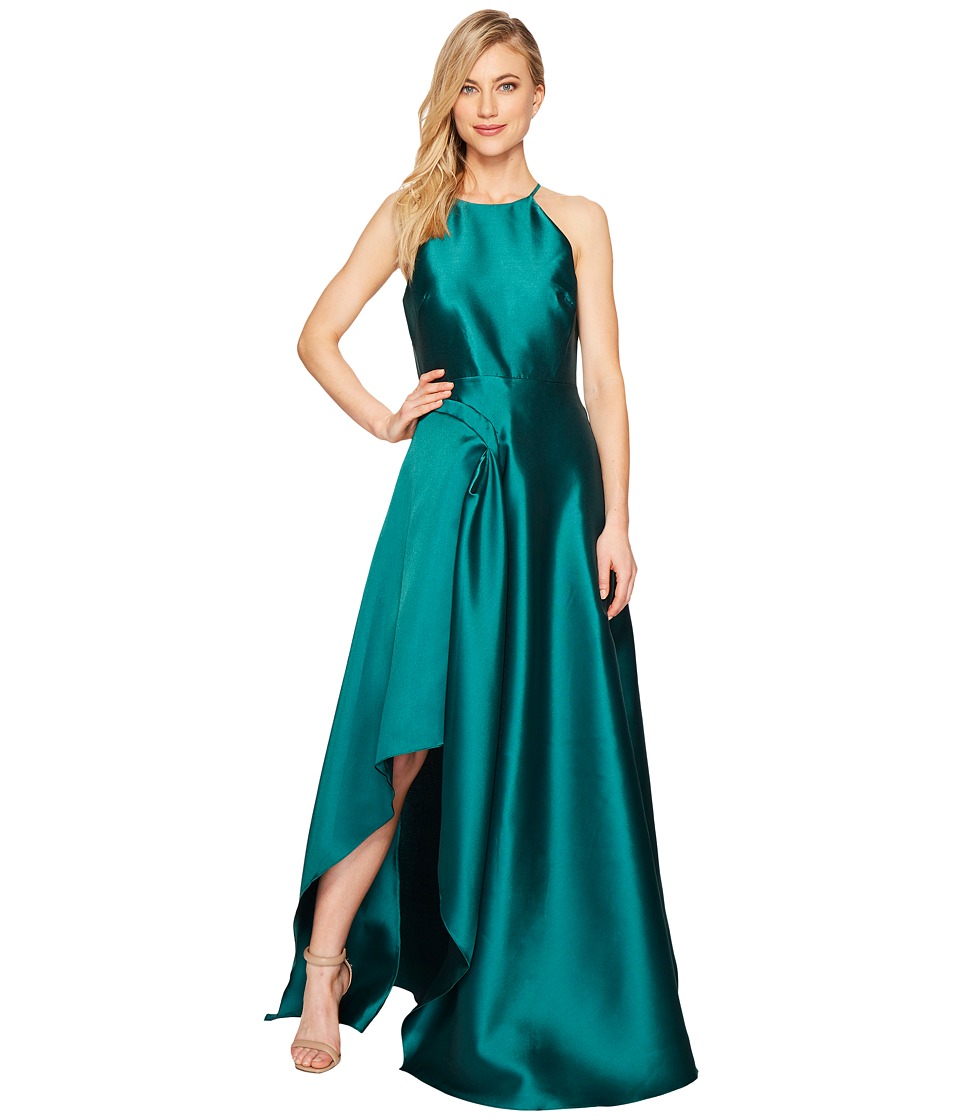 Badgley Mischka Racer Sculptural Deep Teal Dress Badgley Mischka Racer Sculptural Deep Teal Dress