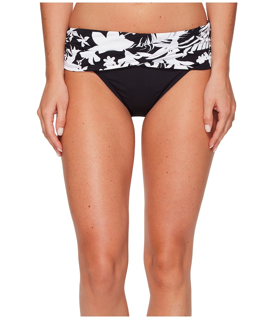 Bleu Rod Beattie Between The Lines Sarong Hipster Bikini Bottom (Black) Women