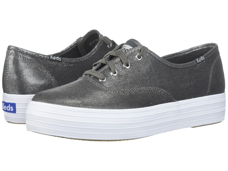 keds triple metallic linen sneakers
