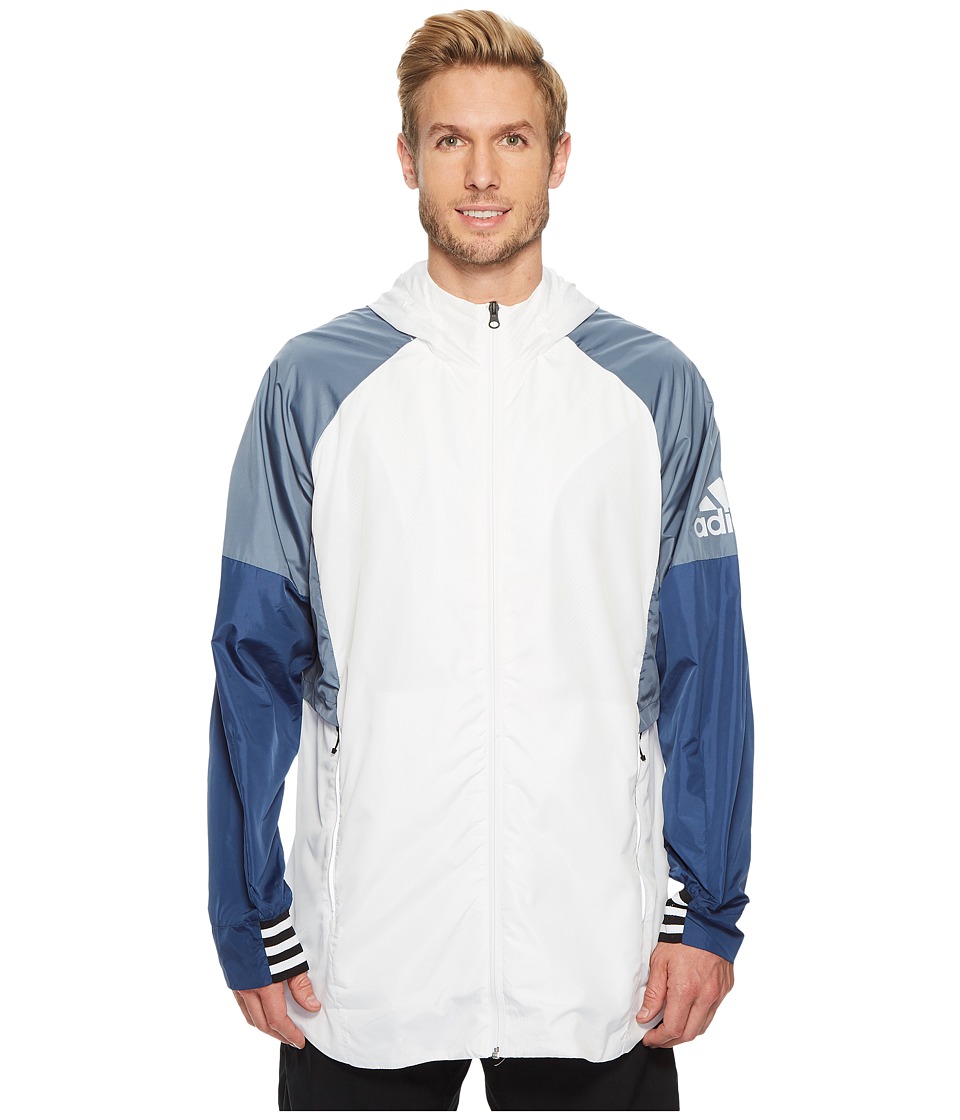 adidas Sport ID Woven Shell Jacket (White) Men