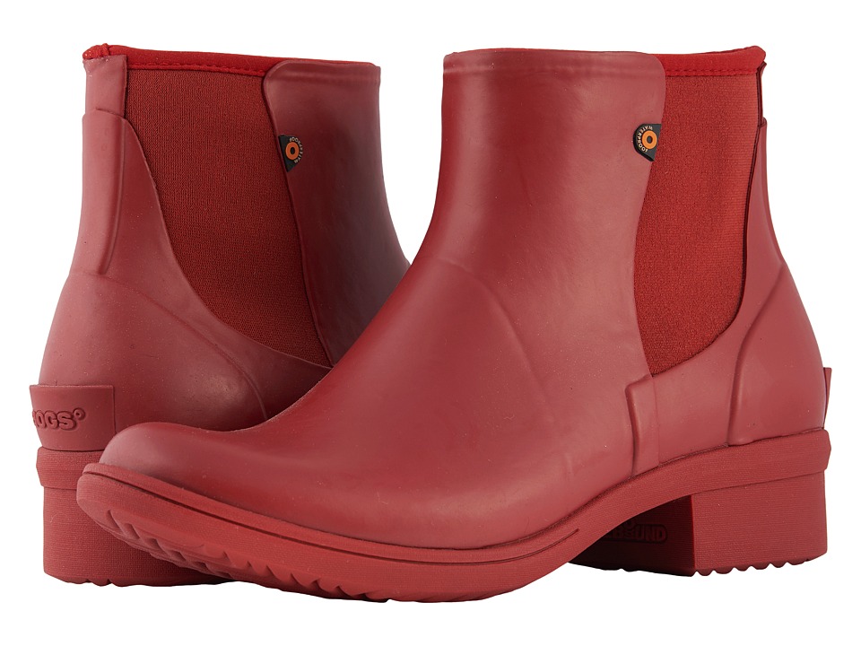 Bogs Auburn Slip-On Boot Rubber (Paprika) Women