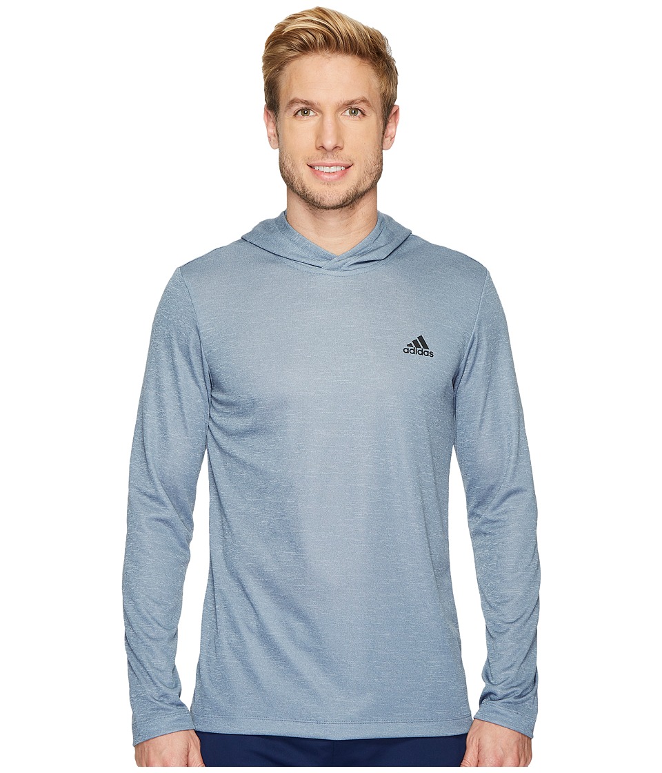 adidas Essentials Tech Tee Remix Hoodie (Raw Steel) Men